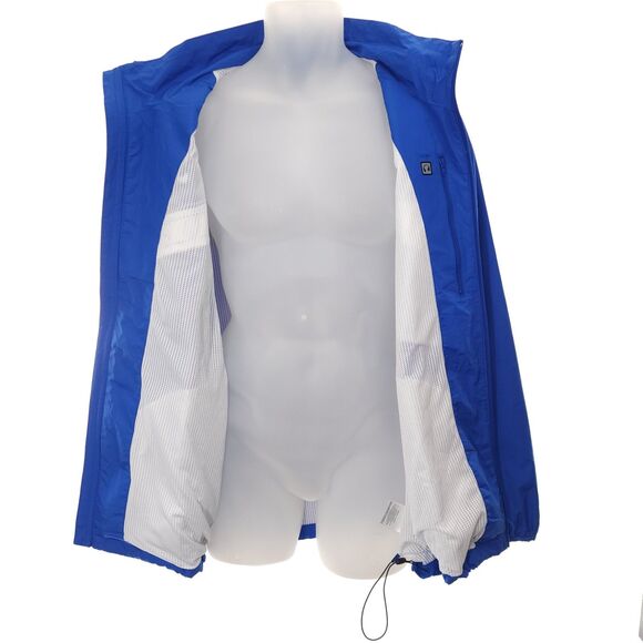 Vintage Nike Windbreaker Jacket Mens XL Blue White Swoosh Vented Sportswear - Picture 11 of 16